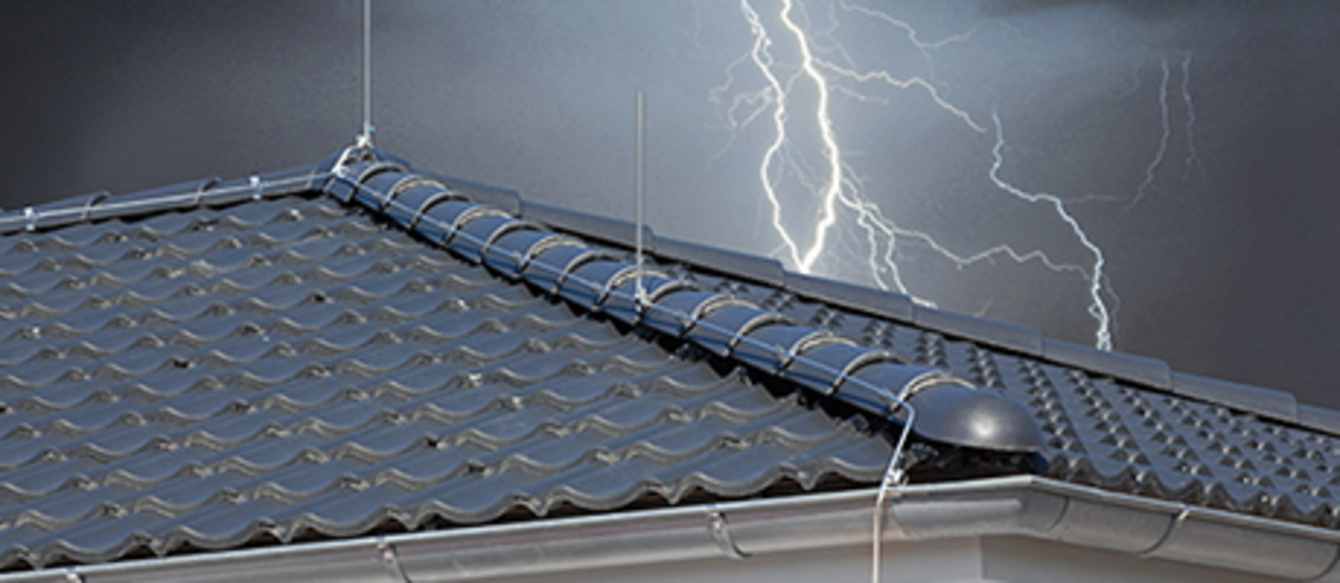 Äußerer Blitzschutz bei Herz-Impuls Elektronik GmbH in Kelkheim